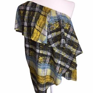 🐞Project Runway One Shoulder Blouse NWT sz XL